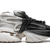 Balmain Unicorn Low "White Black Gradient"