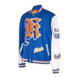 Jeff Hamilton New York Knicks Wool/Leather Jacket