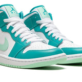 AIR JORDAN 1 MID WMNS "Washed Teal"