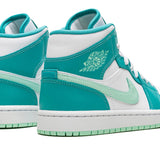 AIR JORDAN 1 MID WMNS "Washed Teal"