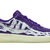 Nike Air Force 1 Low '07 QS "Purple Skeleton Halloween"