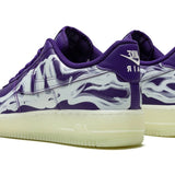 Nike Air Force 1 Low '07 QS "Purple Skeleton Halloween"