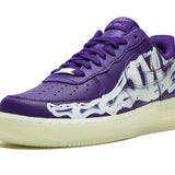 Nike Air Force 1 Low '07 QS "Purple Skeleton Halloween"