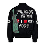 Supreme Supreme Tourist Varsity Jacket "Black"